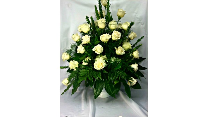 Tout en roses blanches CS 003